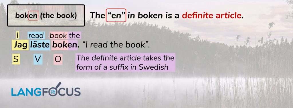 Swedish grammar definite article