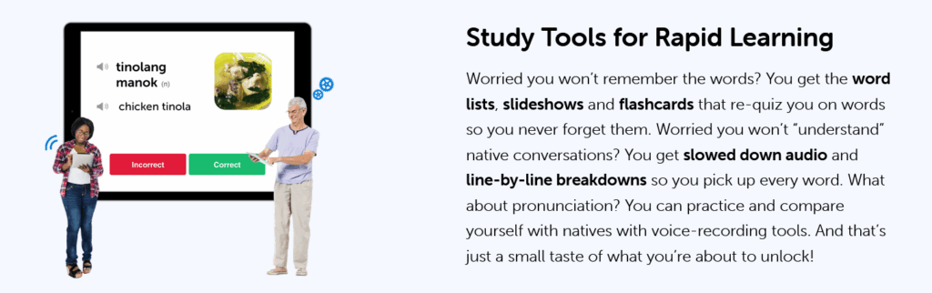 FilipinoPod101 tools